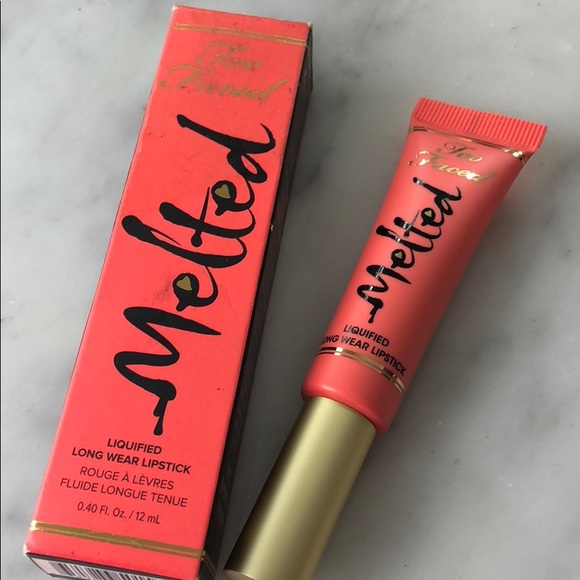 Too Faced Other - BNIB too faced melted “melted coral” lipstick